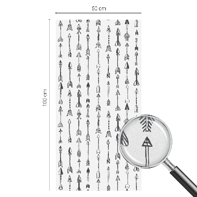 Vinil para vidro privacidade padrão vitral setas geométricas