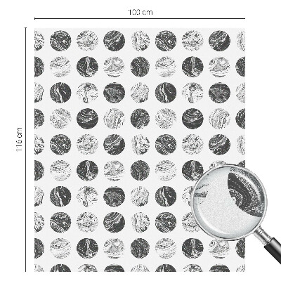 Película de privacidade para janela efeito vitral Elegância do mármore