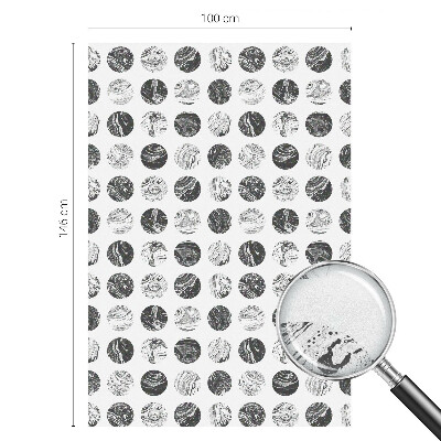 Película de privacidade para janela efeito vitral Elegância do mármore