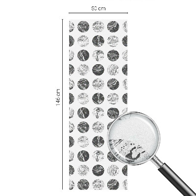 Película de privacidade para janela efeito vitral Elegância do mármore