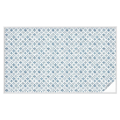 Vinil para vidro privacidade padrão vitral Ornamento floral