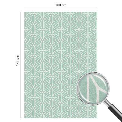 Película de privacidade para janela efeito vitral Estrutura harmoniosa