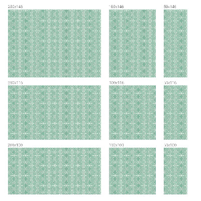 Película de privacidade para janela efeito vitral Estrutura harmoniosa