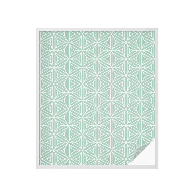 Película de privacidade para janela efeito vitral Estrutura harmoniosa