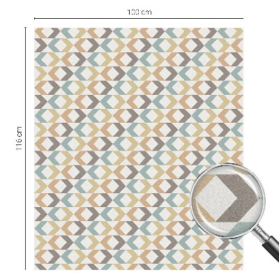 Película decorativa para janela privacidade Losangos geométricos