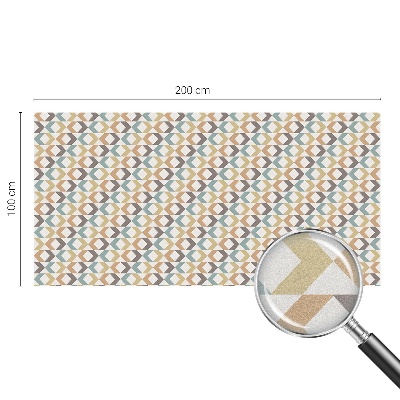 Película decorativa para janela privacidade Losangos geométricos