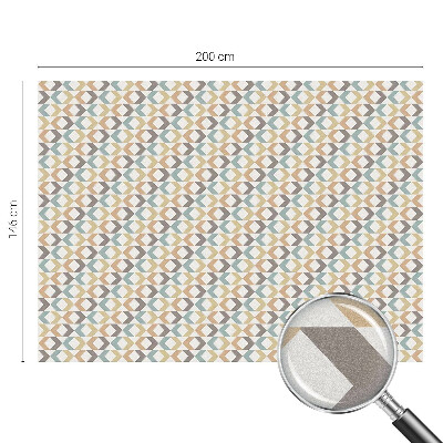 Película decorativa para janela privacidade Losangos geométricos