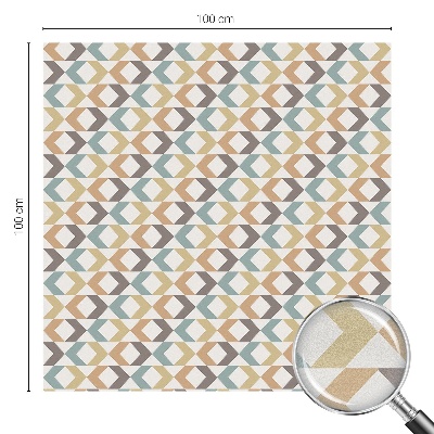 Película decorativa para janela privacidade Losangos geométricos