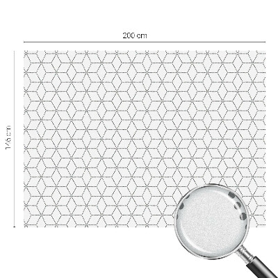 Película vidro janela privacidade Losangos pontilhados