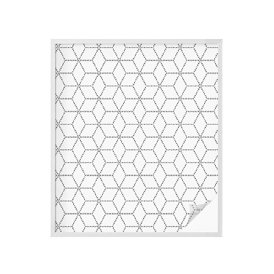 Película vidro janela privacidade Losangos pontilhados