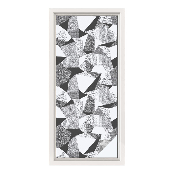 Película de vidro vitral autocolante Figuras geométricas