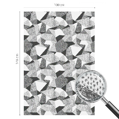 Película de vidro vitral autocolante Figuras geométricas