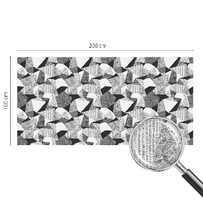 Película de vidro vitral autocolante Figuras geométricas