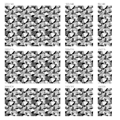 Película de vidro vitral autocolante Figuras geométricas