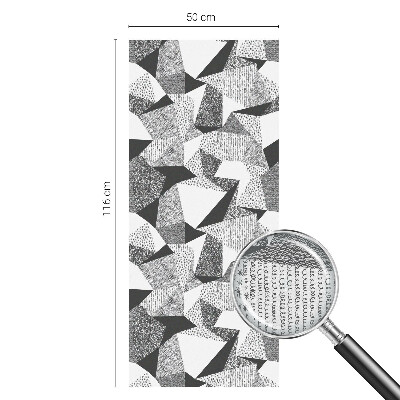 Película de vidro vitral autocolante Figuras geométricas