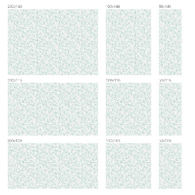 Vinil para vidro privacidade padrão vitral Folhas delicadas