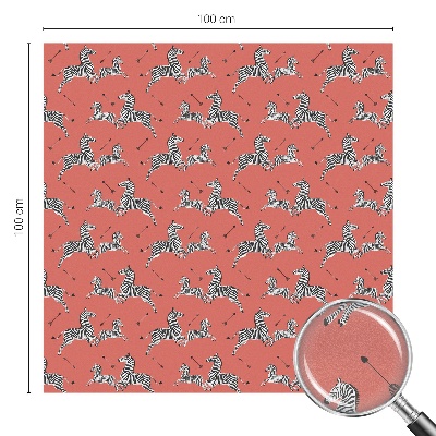 Vinil para vidro privacidade padrão vitral motivo de zebra