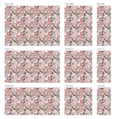 Película de privacidade para janela efeito vitral Flores em tons pastel