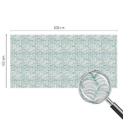 Película de vidro vitral autocolante Onda verde