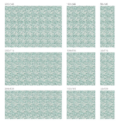 Película de vidro vitral autocolante Onda verde