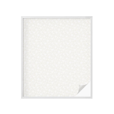 Película de privacidade para janela efeito vitral Estampa floral