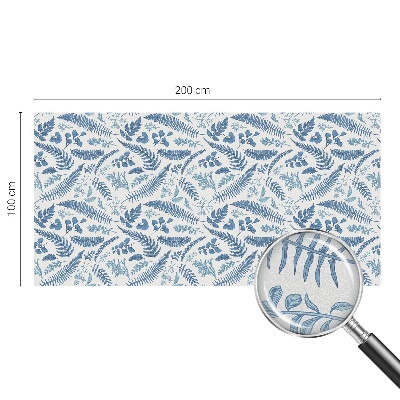 Vinil para vidro privacidade padrão vitral Padrão botânico