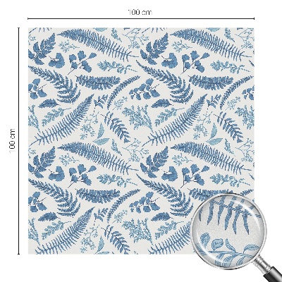 Vinil para vidro privacidade padrão vitral Padrão botânico