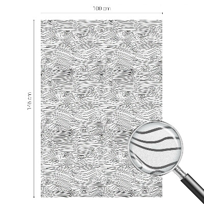 Película decorativa para janela privacidade Linhas de madeira