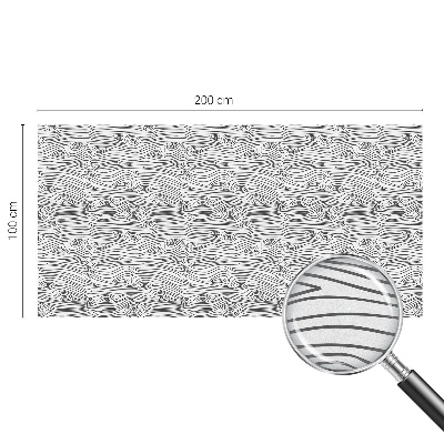 Película decorativa para janela privacidade Linhas de madeira