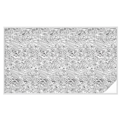 Película decorativa para janela privacidade Linhas de madeira