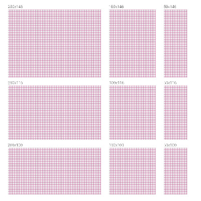 Película de privacidade para janela efeito vitral xadrez pastel