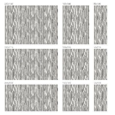 Película vidro janela privacidade Listras verticais