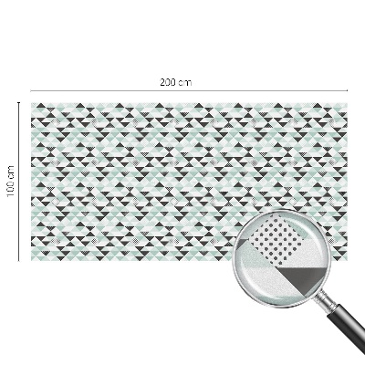 Vinil para vidro privacidade padrão vitral Padrões triangulares