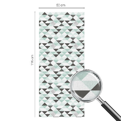 Vinil para vidro privacidade padrão vitral Padrões triangulares