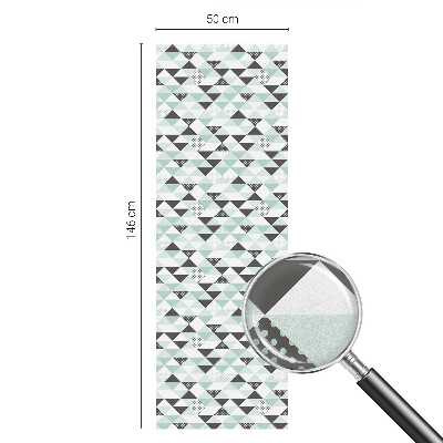 Vinil para vidro privacidade padrão vitral Padrões triangulares