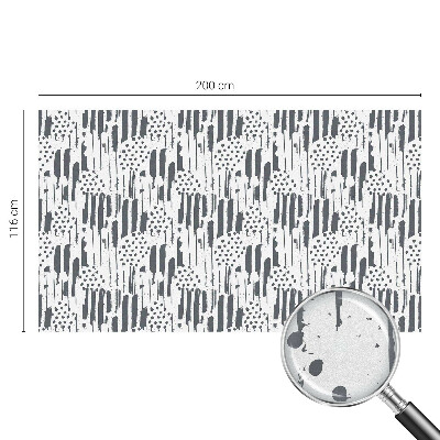 Película decorativa para janela privacidade Listras e bolinhas