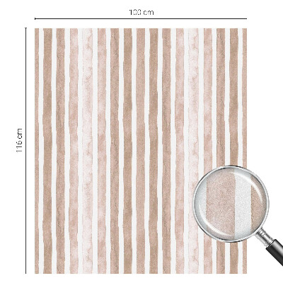 Película vidro janela privacidade Faixas marrons