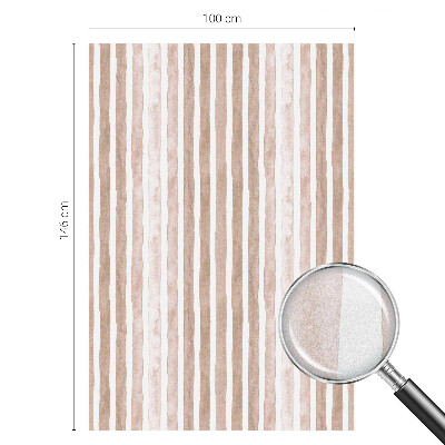 Película vidro janela privacidade Faixas marrons