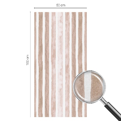 Película vidro janela privacidade Faixas marrons