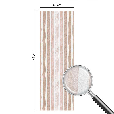 Película vidro janela privacidade Faixas marrons