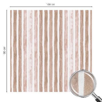 Película vidro janela privacidade Faixas marrons