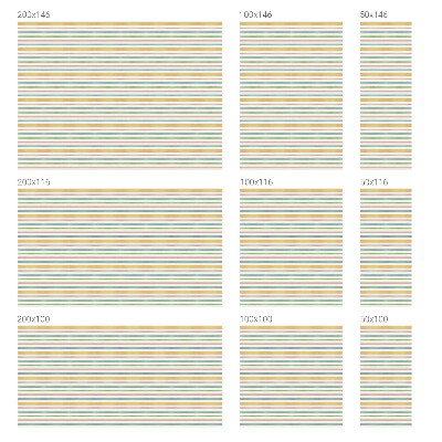 Película de privacidade para janela efeito vitral Listras em tons pastel