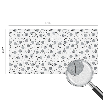 Película de vidro vitral autocolante Rodas cinzentas