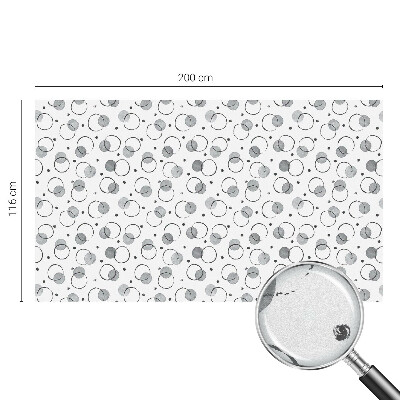 Película de vidro vitral autocolante Rodas cinzentas