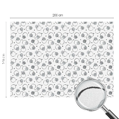 Película de vidro vitral autocolante Rodas cinzentas