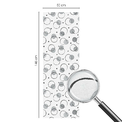 Película de vidro vitral autocolante Rodas cinzentas