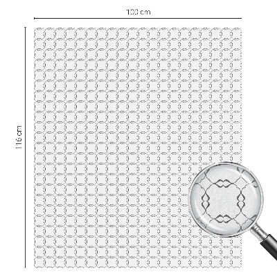 Vinil para vidro privacidade padrão vitral Linhas geométricas