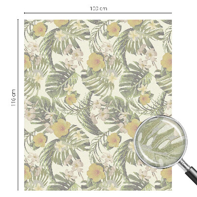 Película vidro janela privacidade Tema tropical