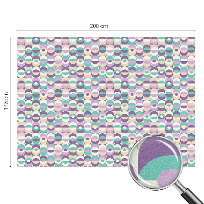 Película de privacidade para janela efeito vitral Padrões coloridos