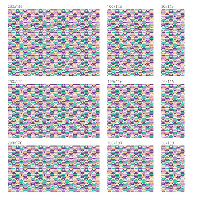 Película de privacidade para janela efeito vitral Padrões coloridos